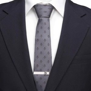 TIE MANDALORIAN BOOK OF BOBAFETT NWT GRAY